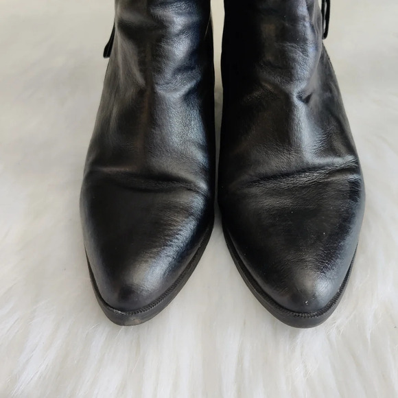 Steve Madden Peele Leather Ankle Booties - Picture 4 of 7